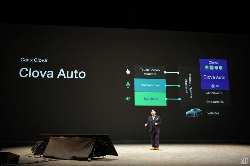 Clovaとクルマを連携させた「Clova Auto」も発表