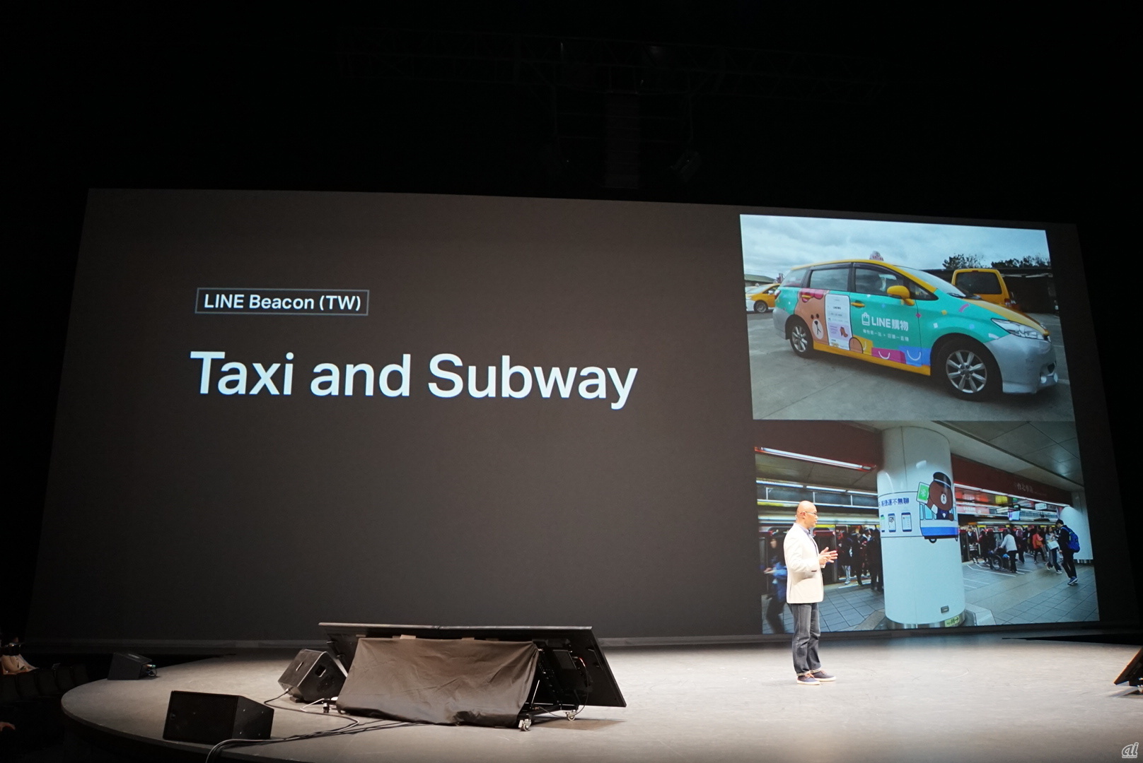 タクシーや地下鉄で展開するLINE Beacon