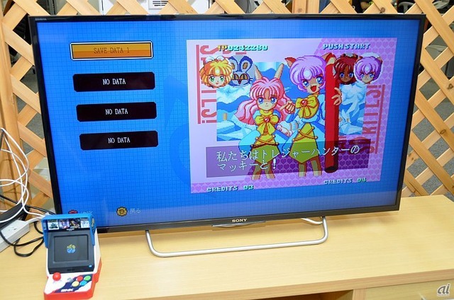 　各ゲームでは、設定画面からプレイ中でもセーブが可能となっている。