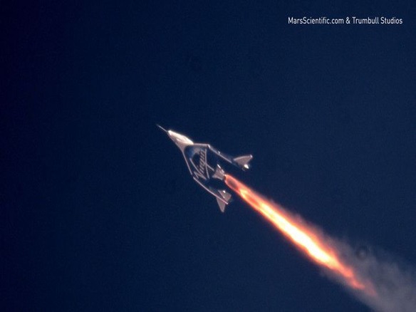 Virgin Galactic、VMS Unity宇宙船のテスト飛行に成功--最高速度はマッハ2.47に到達