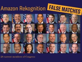 アマゾンの顔認識技術、米議員28人の顔を犯罪者と誤認--人権団体が報告