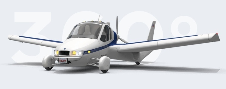 空飛ぶ自動車Transitionを2019年に発売（出典：Terrafugia）