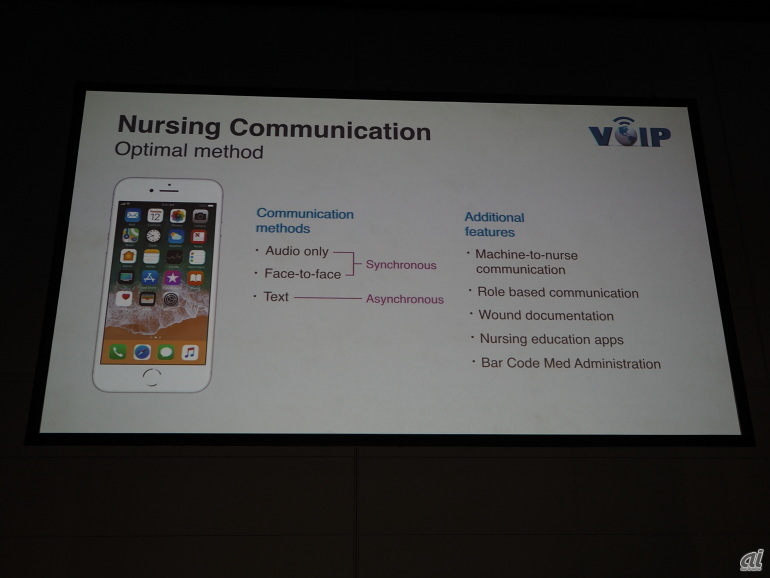 看護師のコミュニケーションや投薬管理まで幅広くiPhoneを活用