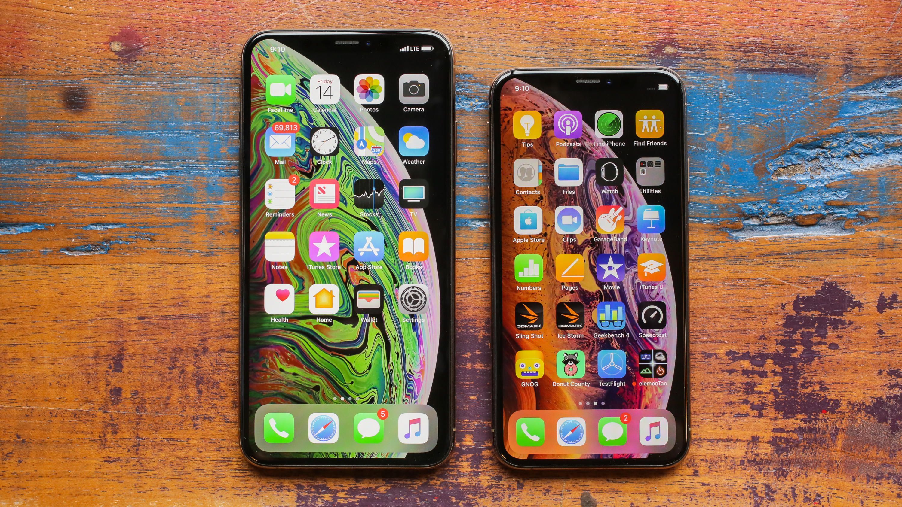 iphone xs max screen size