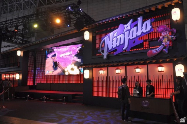 　ガンホー・オンライン・エンターテイメントは、海外で発表や出展していた、“ニンジャガム”アクションゲーム「Ninjala」を国内初出展。