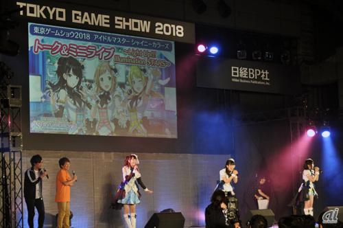 東京ゲームショウにおけるアイドルマスターシリーズのイベントでは、初めてシャニマスをテーマに行われた