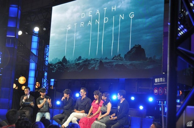 　TGS2018におけるプレイステーションブースの締めくくりとして行われた「DEATH STRANDING」のステージ。