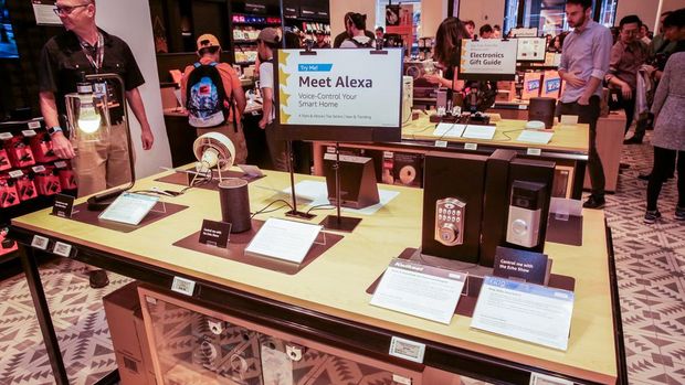 　そして来店者がAIアシスタントの「Alexa」を体験できるコーナーもある。