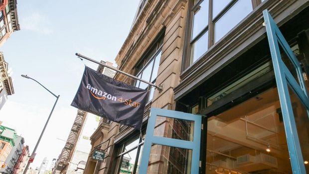 　Amazonのリアル店舗「Amazon 4-star」が9月、ニューヨークでオープンした。店舗はSpring Streetにあり、Crosby StreetとLafayette Streetsの間に位置する。
