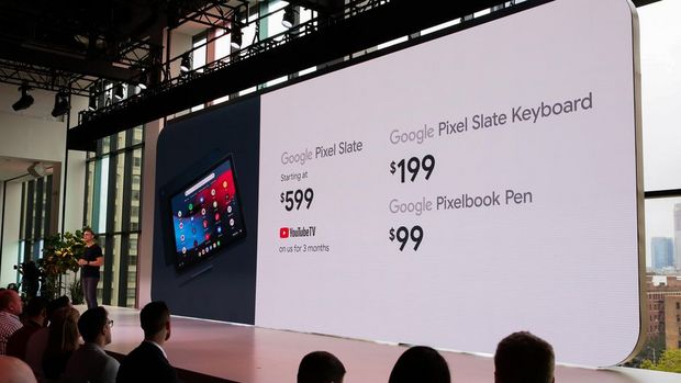 　Pixel Slateは599ドル（約6万8000円）、Pixel Slate Keyboardは199ドル（約2万2000円）、「Pixelbook Pen」は99ドル（約1万1000円）だ。