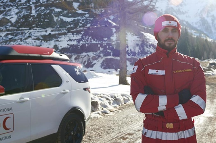 オーストリア赤十字社が使用する（出典：Jaguar Land Rover）