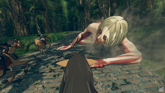 「VR進撃の巨人 ～THE HUMAN RACE～」画面イメージ