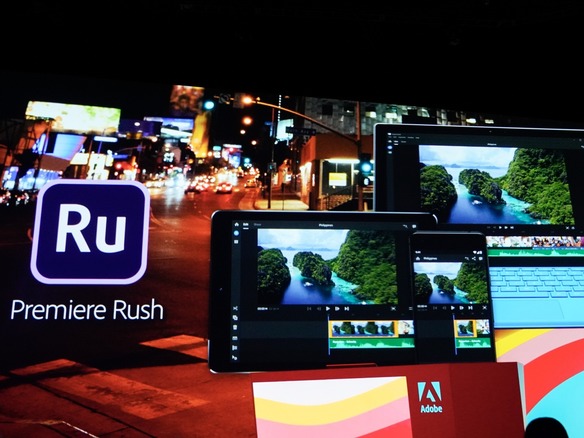 アドビ、SNS時代の動画編集アプリ「Premiere Rush CC」--手軽さと高機能を両立