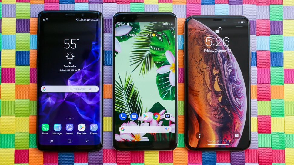 Galaxy S9、Pixel 3、iPhone XS