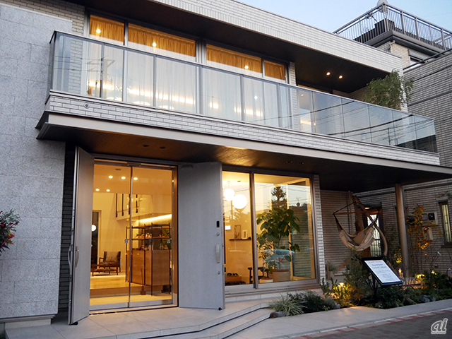 東京・駒沢の駒沢公園ハウジングギャラリーにあるHomeXを搭載したカサートアーバンのモデルハウス