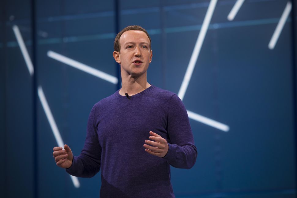 Facebookの最高経営責任者（CEO）、Mark Zuckerberg氏