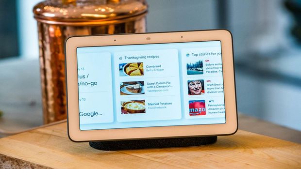 　Googleアシスタントに対応したスマートディスプレイでは、ユーザーの好きな料理の傾向を学習し、おすすめレシピをホーム画面に表示する機能が加わった。