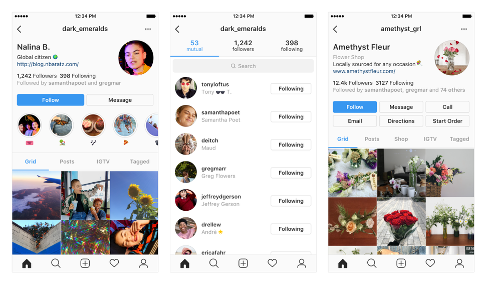 Instagram プロフィールのデザイン変更を模索 複数の組み合わせをテストへ Cnet Japan