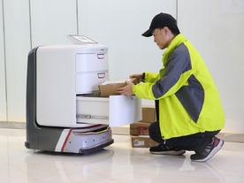 セグウェイ、配達ロボット「Loomo Delivery」発表--オフィスなど短距離向け