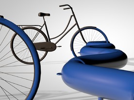 自転車の走行エネルギーを駐輪場で回収する「S-PARK」--アムステルダムで考案