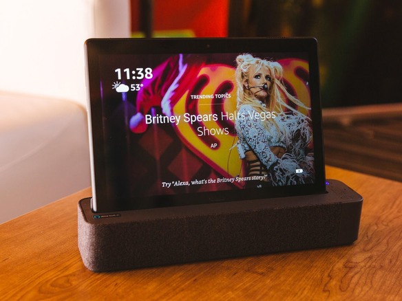 レノボ、Alexa対応タブレット「Smart Tab」--ドック設置でスマートディスプレイに
