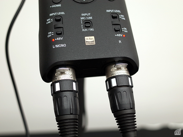 ソニー、XLR/TRS入力端子を装備したハイレゾ対応リニアPCMレコーダー - CNET Japan