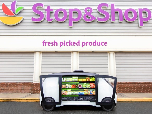 米スーパーStop & Shop、無人運転車の移動販売サービスをボストンで開始へ