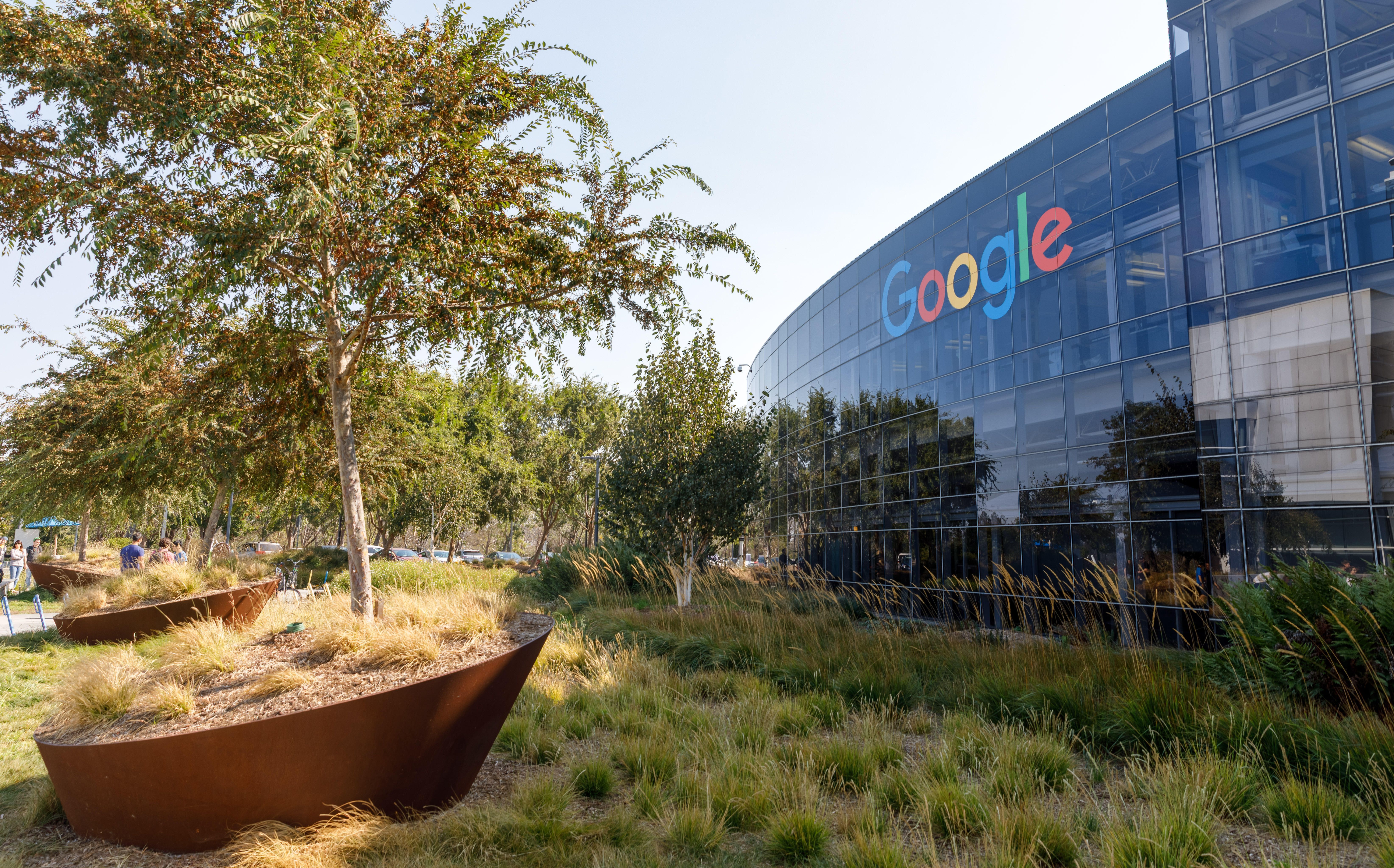 カリフォルニア州マウンテンビューにあるGoogleの本社