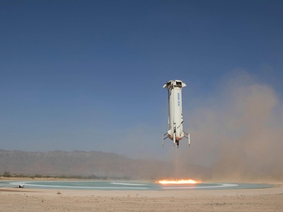 ベゾス氏のBlue Origin、10回目のロケット打ち上げに成功