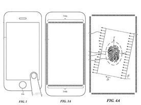 アップル、音波式のディスプレイ内指紋センサーで特許取得--全面で認証可能