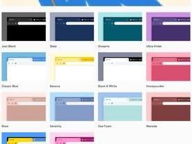 「Chrome」に14種類の公式テーマが登場、暗色やピンクなどのカラーが揃う