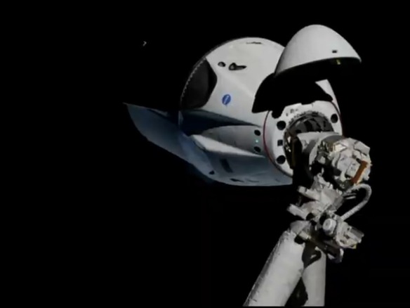 SpaceXの宇宙船「Crew Dragon」、ISSとのドッキングに成功