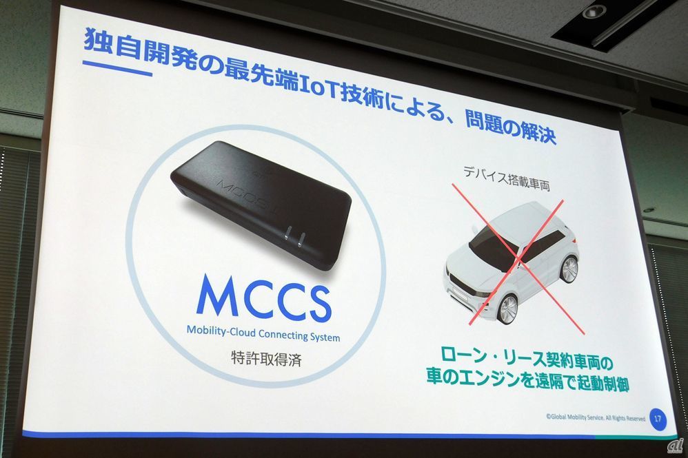 独自開発の小型遠隔制御デバイス「MCCS」