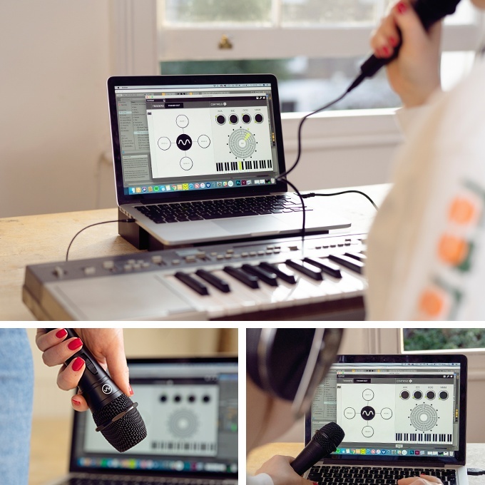 歌声対応のMIDIコントローラー（出典：Kickstarter）