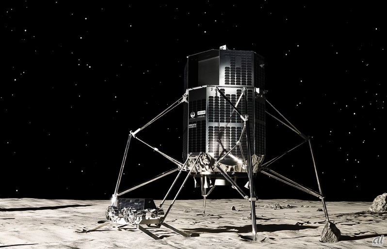 日本航空が出資した、ispaceが手掛ける月面探査プログラム「HAKUTO-R」の月着陸船