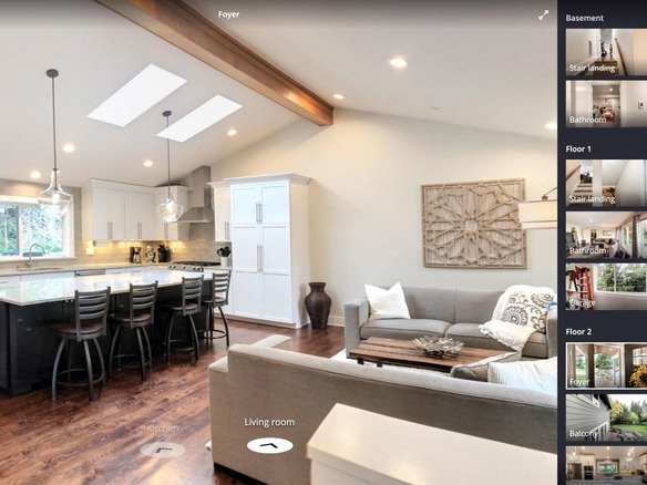買いたい家を3Dで仮想ツアー、不動産情報サイトのZillowが新サービス