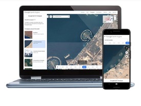 「Google Earth」のタイムラプス、モバイルに対応--35年分の変化を表示