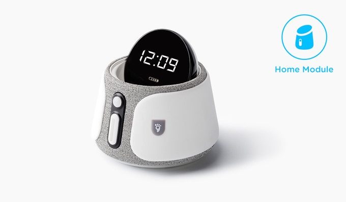 セットしていないと置時計となるスピーカーモジュール（出典：Kickstarter）