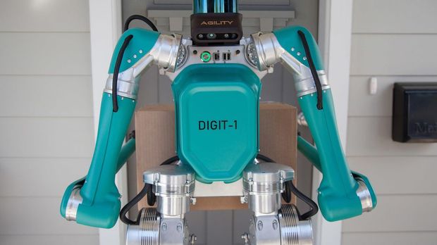 　「Digit」はAgility Roboticsが製造した二足歩行ロボットだ。同社はFordと提携し、Digitをラストワンマイル配送のソリューションとして利用できるかどうか検証している。

　参考記事：フォード、2足歩行の配達ロボット「Digit」を試験--自動運転車から玄関先までを担当