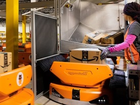 アマゾン、倉庫内での仕分けを担当する新型ロボット「Pegasus」--800台が稼働