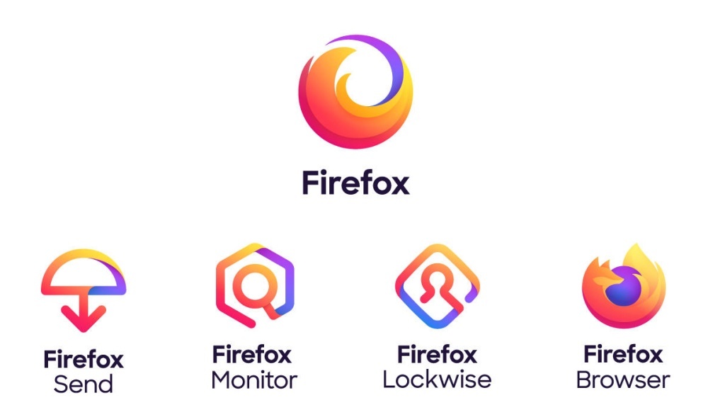 Firefoxの新しいロゴファミリー