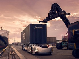 ボルボ、自動運転EVトラック「Vera」がコンテナ運搬を開始--スウェーデンの港で