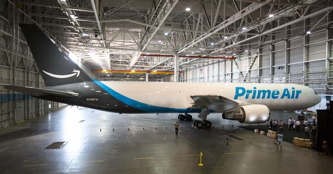 Amazonの貨物輸送向け航空機