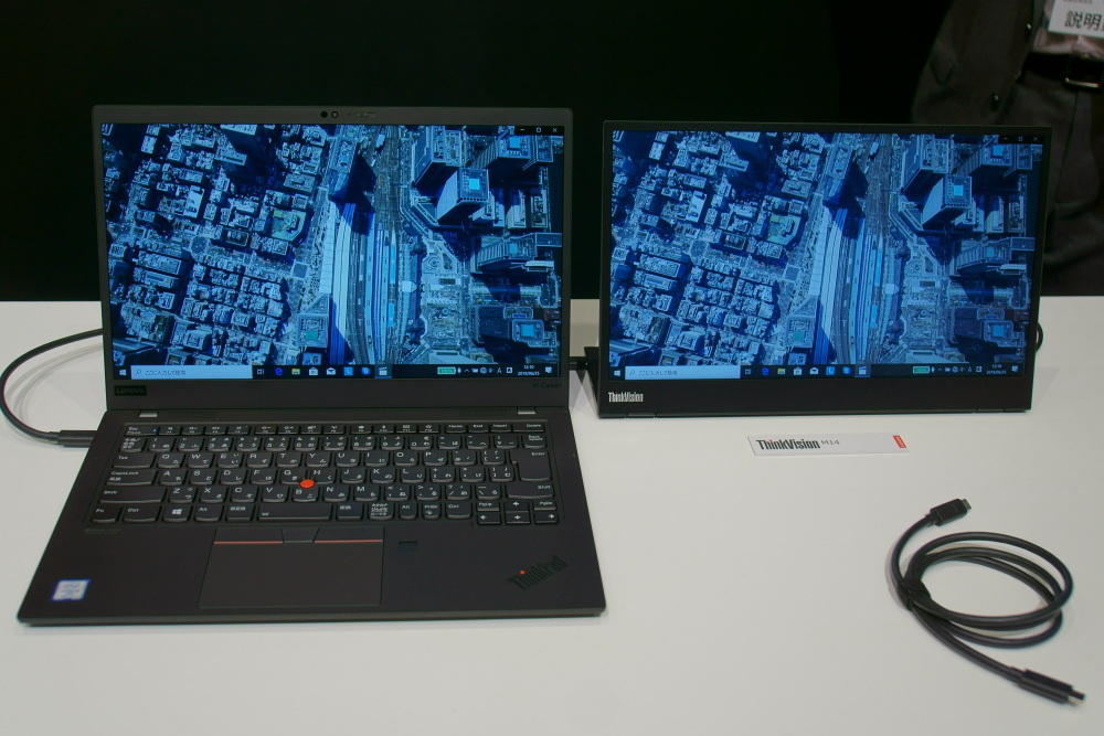 ThinkVision M14（右）