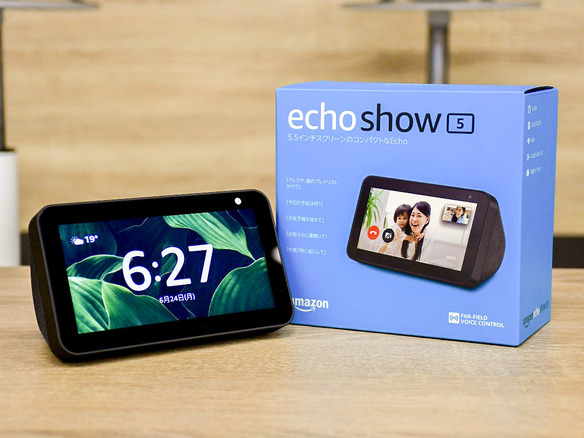 税込9980円で買えるスマートディスプレイ Amazon Echo Show 5 を写真で見る Cnet Japan