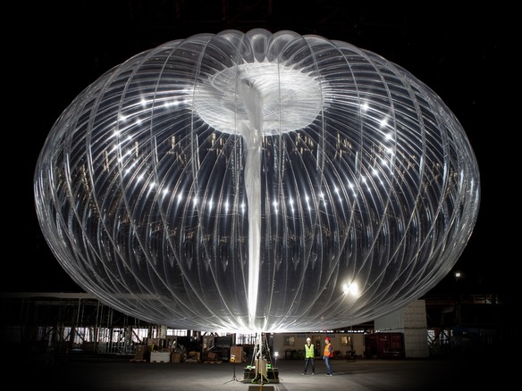 グーグル兄弟会社のLoon、ネット接続用の気球による成層圏飛行が100万時間を突破