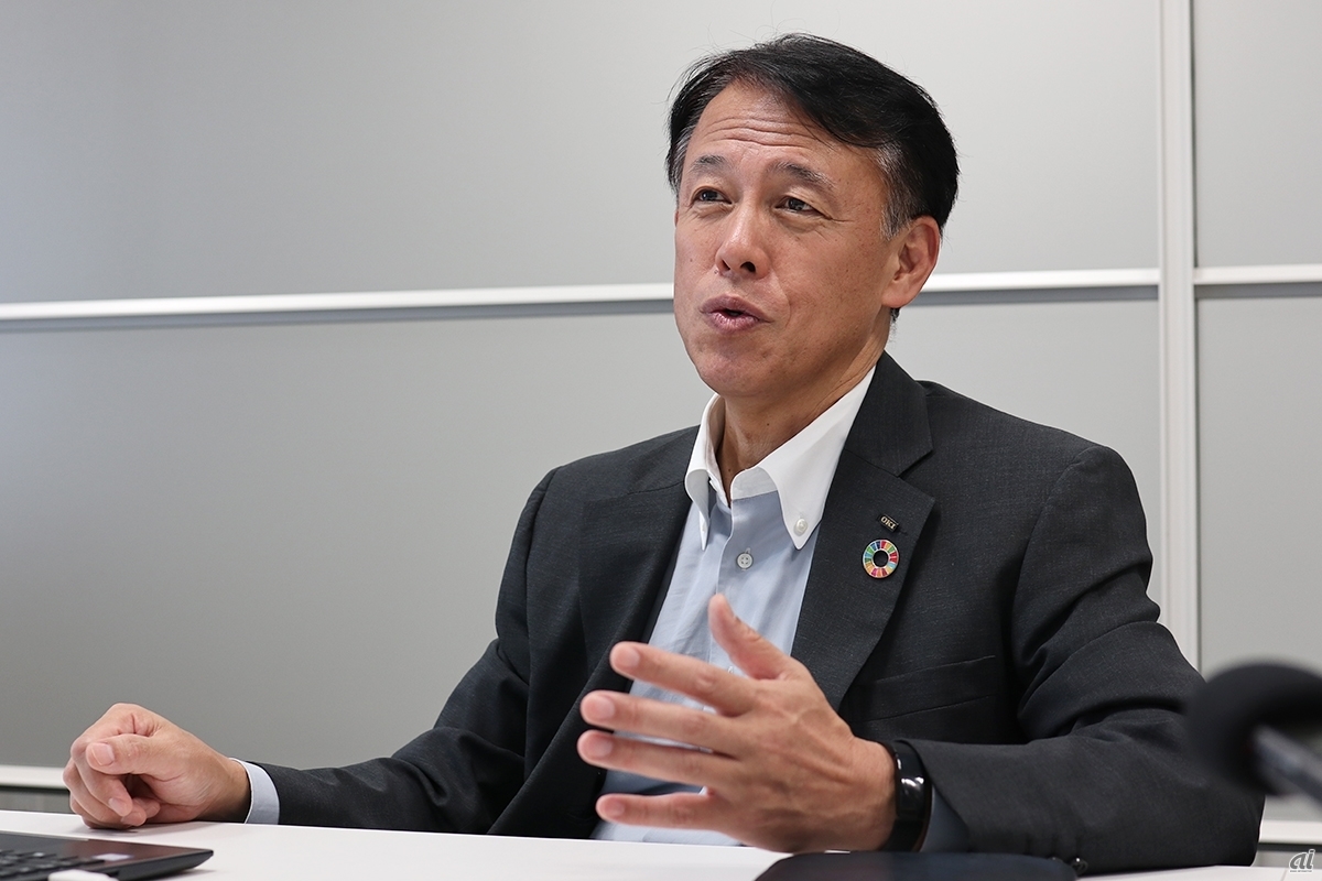 沖電気工業の執行役員兼チーフ・イノベーション・オフィサーである横田俊之氏