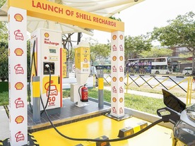 石油大手のシェル、シンガポールの「Shell」ガソリンスタンドにEV充電設備を設置