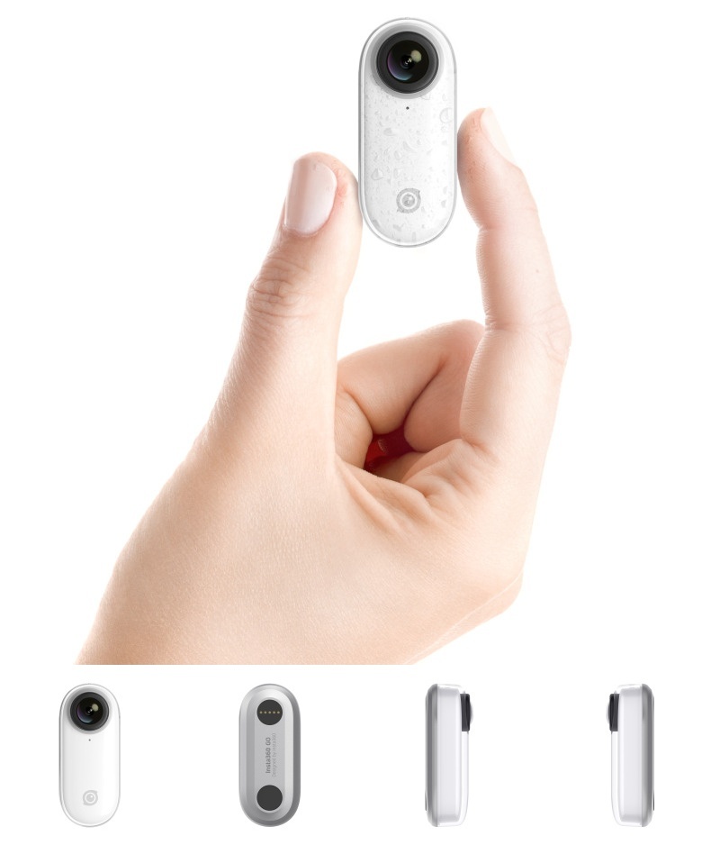 親指サイズのウェアラブルなアクションカメラ（出典：Insta360）