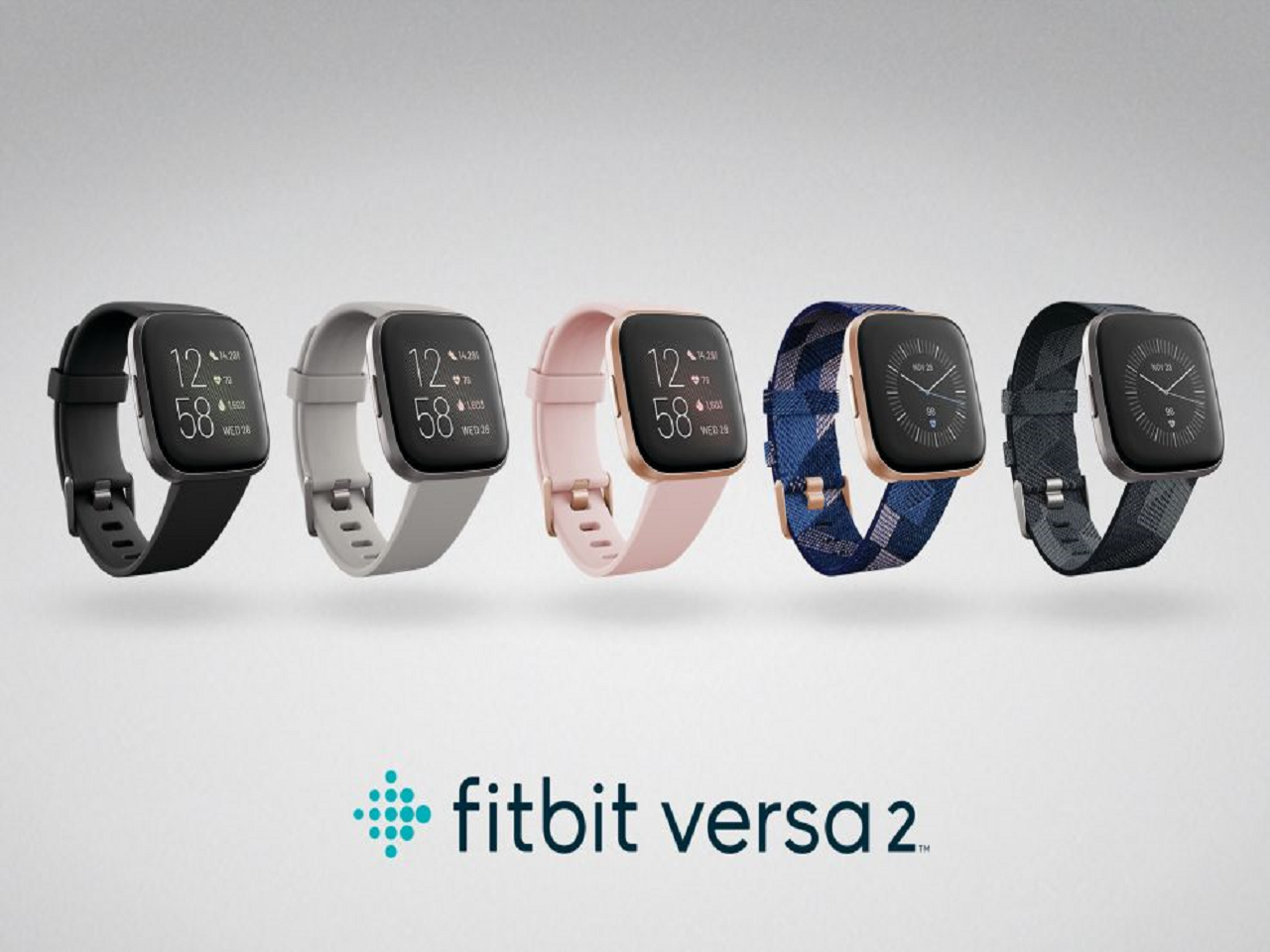 Fitbit Versa 2 スマートウォッチ ブラック スマホ Alexa